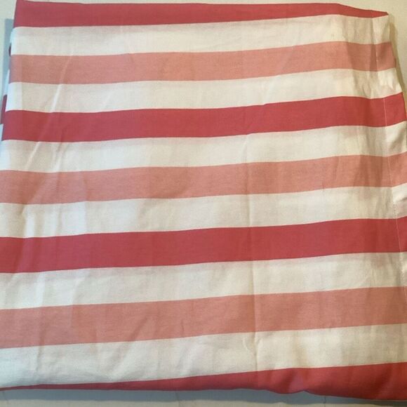 Kate Spade Foliage Striped Shower Curtain Pink - Picture 4 of 5